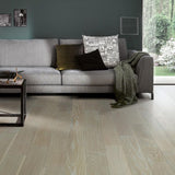 Style Selections 5-in Stone White Oak Handscraped Engineered Hardwood Flooring (36.09-sq ft)