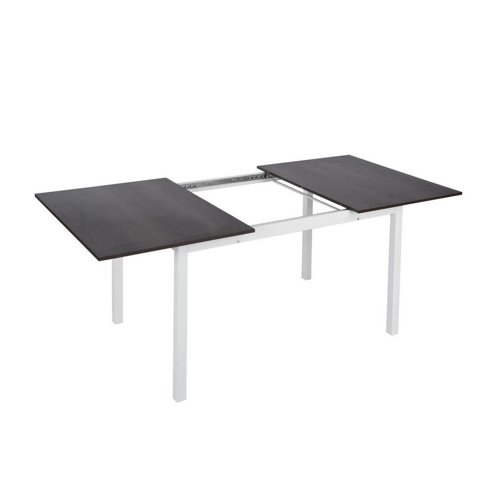 Bari Dark 29.5 in. Wood Extendable Folding Dining Table - Super Arbor