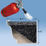 FR 4 ft. Foam Filter Plastic Gutter Guard for 4 in. K-Style (48-Pack) - Super Arbor