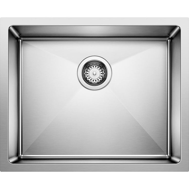 QUATRUS R15 Undermount Stainless Steel 32 in Single Bowl Kitchen Sink