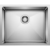 QUATRUS R15 Undermount Stainless Steel 32 in Single Bowl Kitchen Sink