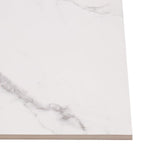 Style Selections Statuary White 12-in x 24-in Matte Porcelain Marble Look Floor Tile
