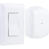 Wireless Remote Wall Switch Light Control with Grounded Outlet Receiver - Super Arbor