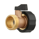 3/4 in. Threaded Brass Shut-Off Coupling - Super Arbor