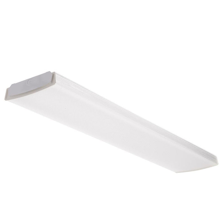 4 ft. 41-Watt White Integrated LED Low Profile Wraparound Flushmount - Super Arbor