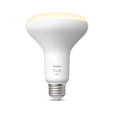 White BR30 LED 65W Equivalent Dimmable Smart Wireless Flood Light Bulb with Bluetooth