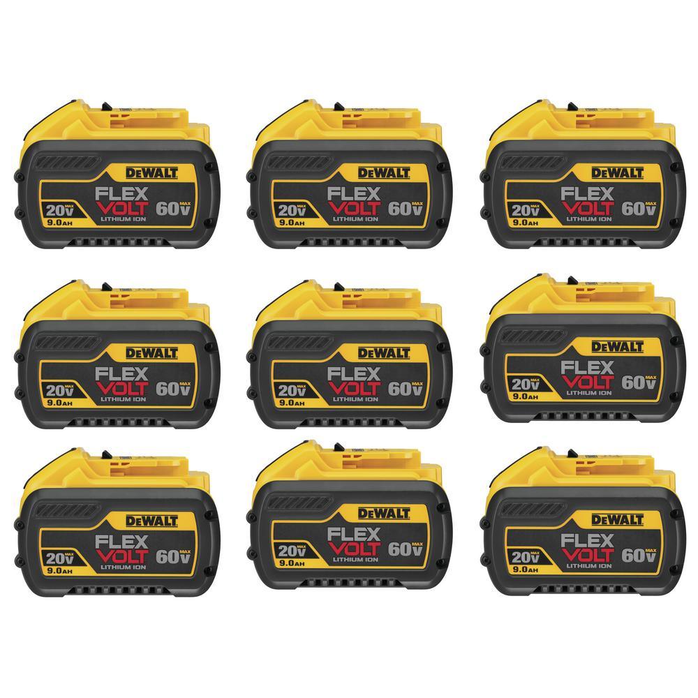 FLEXVOLT 20-Volt/60-Volt MAX Lithium-Ion 6.0Ah Battery Pack (8-Pack) - Super Arbor