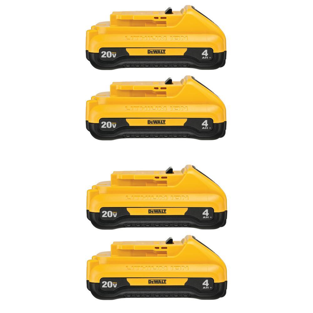 20-Volt MAX Compact Lithium-Ion 2.0Ah Battery Pack (5-Pack) - Super Arbor