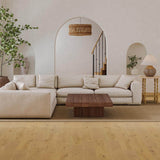 Bedrosians Newport French Oak Beach 0.12 in. T x 7.5 in. W Click-Lock Wire Brushed Engineered Hardwood Flooring (23.31 sq. ft./ctn)