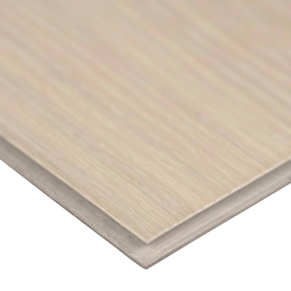 A&A Surfaces Woodridge Beach Buff Oak 0.28 in. x 6.5 in. Waterproof Wire Brushed Engineered Hardwood Flooring (1040.16 sq.ft./pallet)