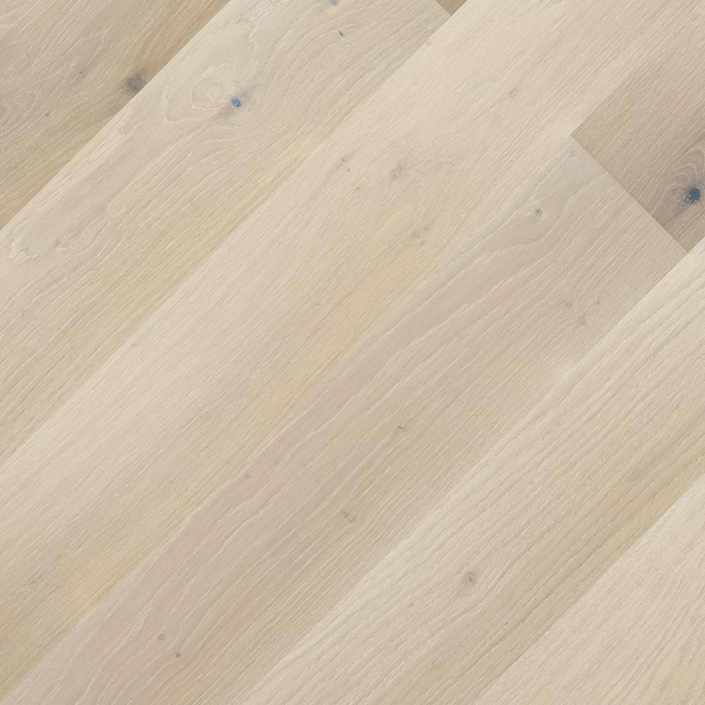 A&A Surfaces Woodridge Beach Buff Oak 0.28 in. x 6.5 in. Waterproof Wire Brushed Engineered Hardwood Flooring (21.67 sq. ft./case)