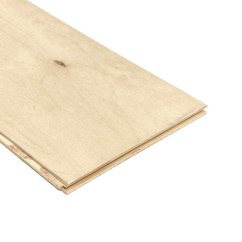 Mohawk Jupiter Moon Beachwood Oak 0.5 in. T x 7 in. W Wirebrushed Engineered Hardwood Flooring (35.05 sq. ft./case)