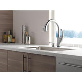 Delta Addison Touch2O Arctic Stainless 1-Handle Deck-Mount Pull-Down Touch Kitchen Faucet (Deck Plate Included)