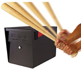 Locking Post Mount Mailbox with High Security Reinforced Patented Locking System, Black - Super Arbor