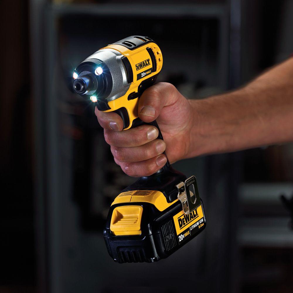 20-Volt MAX Lithium-Ion Battery Pack 3.0Ah and Charger with Bonus Bare 1/4 in. Impact Driver