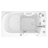 HD Series 26 in. x 46 in. Right Drain Quick Fill Walk-In Air Tub in White - Super Arbor