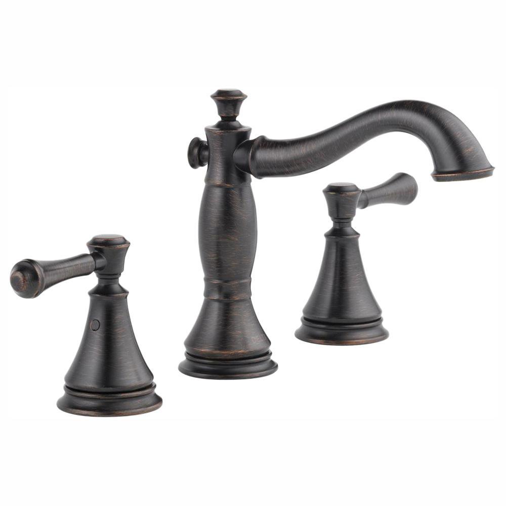 Cassidy 8 in. Widespread 2-Handle Bathroom Faucet with Metal Drain Assembly in Chrome - Super Arbor