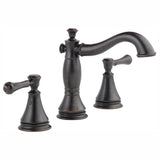 Cassidy 8 in. Widespread 2-Handle Bathroom Faucet with Metal Drain Assembly in Chrome - Super Arbor