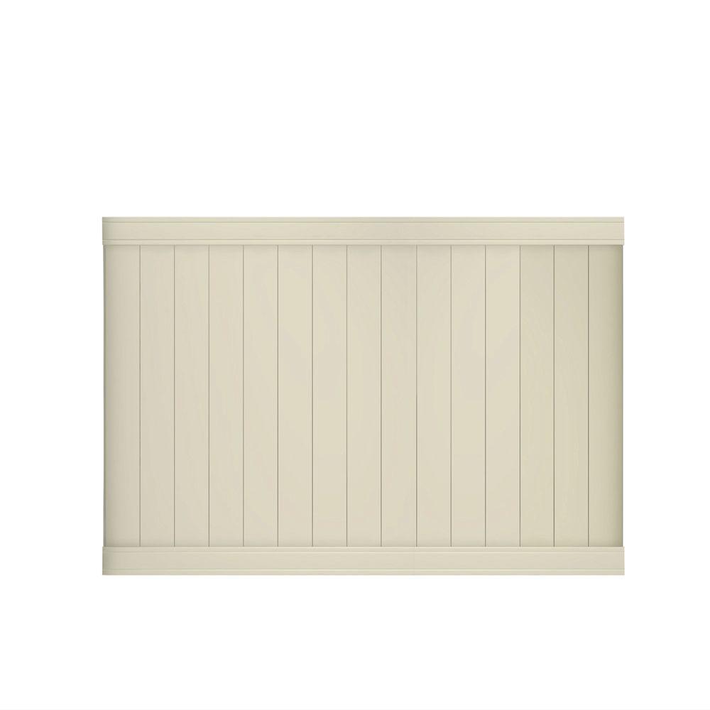 Pro- Series 6 ft. H x 6 ft. W Vinyl Woodbridge Privacy Fence Panel - Super Arbor