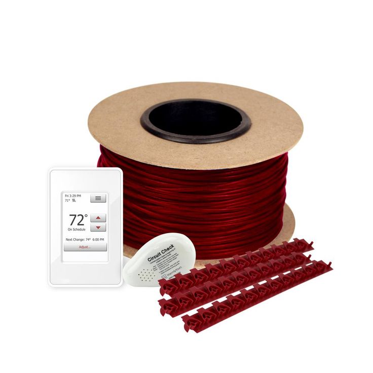 WarmlyYours 30 ft. Cable System with Touch Screen Thermostat
