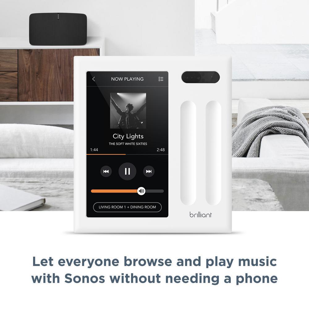 Smart Home Control (2-Switch Panel) for Amazon Alexa, Google Assistant, Apple HomeKit, Ring, Sonos and More - Super Arbor