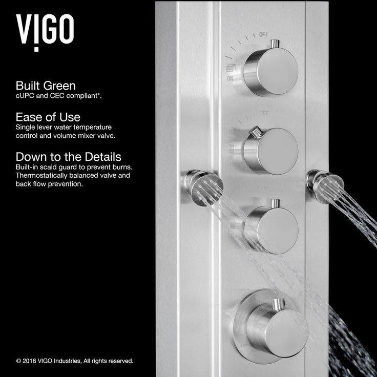 Mateo 59.5 in. 6-Jet High Pressure Shower Panel System with Rainhead Fixed Handheld Dual Shower in Stainless Steel
