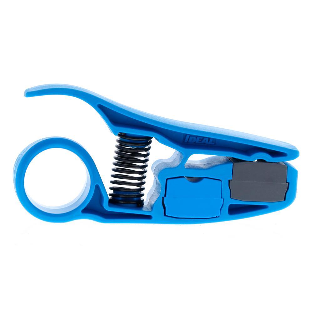 PrepPro Stripper Coax/UTP Cable Stripper, Blue/Gray - Super Arbor