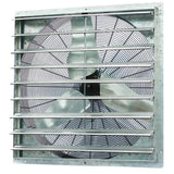 3852 CFM Silver Electric Powered Gable Mount Shutter Fan/Vent - Super Arbor