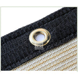 COLOURTREE 5 ft. x 57 ft. Beige Privacy Fence Screen HDPE Mesh Windscreen with Reinforced Grommets for Garden Fence (Custom Size)