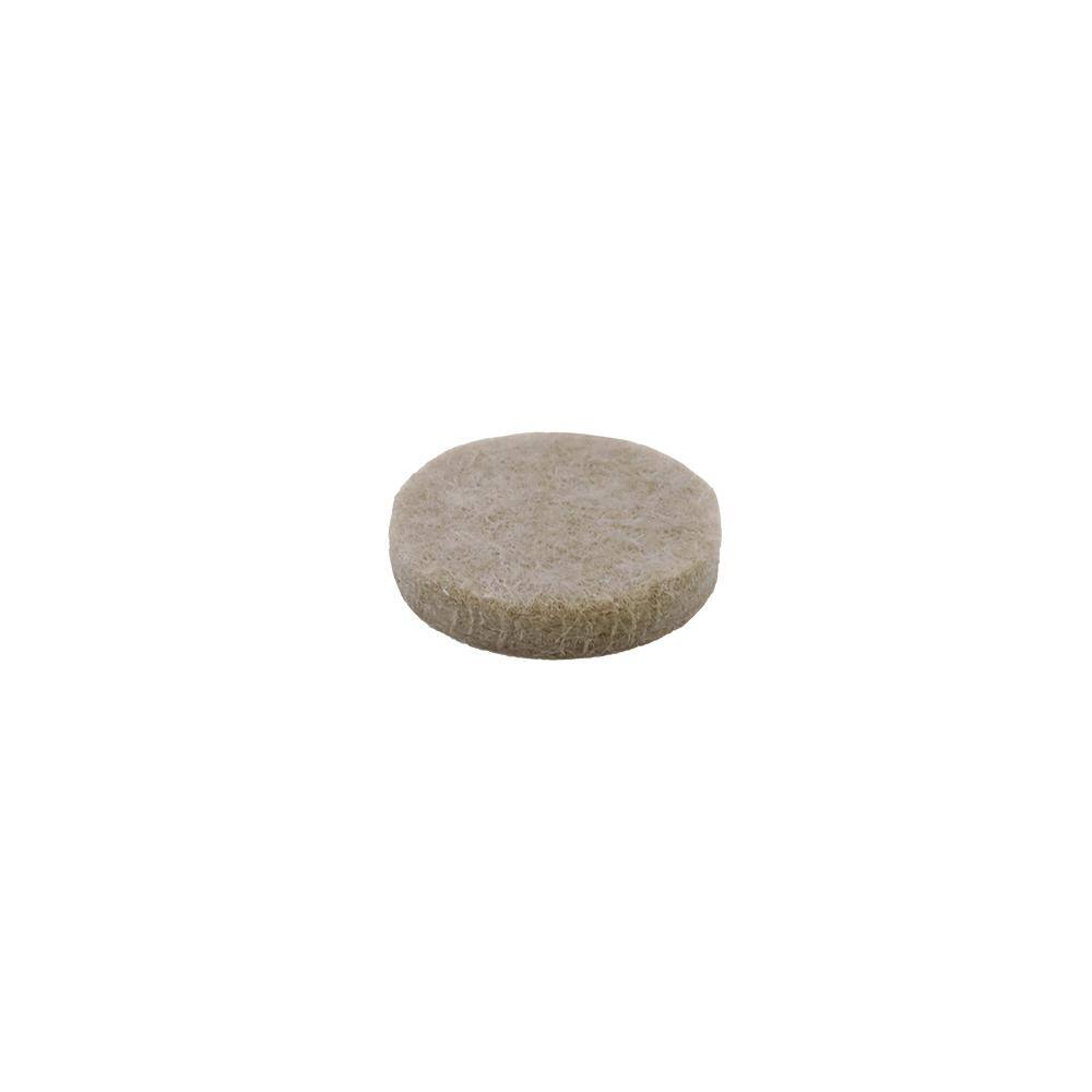 Everbilt 1 in. Heavy-Duty Beige Self-Adhesive Felt Pad (16-Pack)