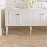 FloorPops Canyon 12 in. x 12 in. Peel and Stick Vinyl Floor Tiles, Beige Stone Look (20 Tiles, 20 sq. ft. Case)