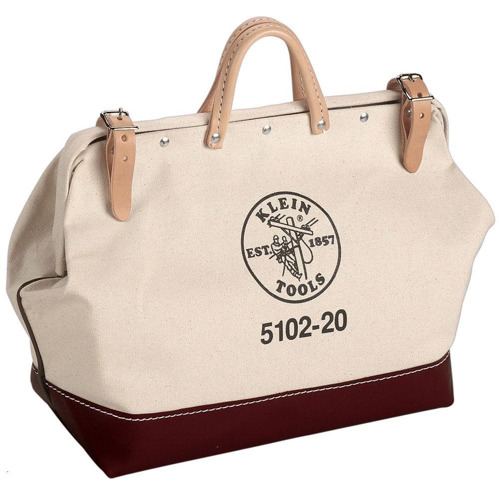 Klein Tools 20 in. Canvas Tool Bag, Model 5102-20