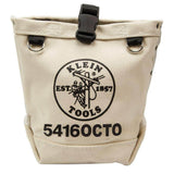 Klein Tools 9.5 in. Bull-Pin & Canvas Bolt Tool Bag with Connection Points, Model 5416OCTO
