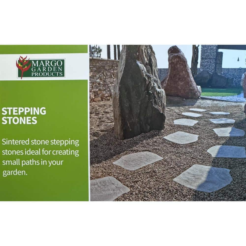 MJSI 16 in. x 14 in. x 0.75 in. Porcelain Beige Stepping Stone (12-Piece/ 19 sq. ft.)