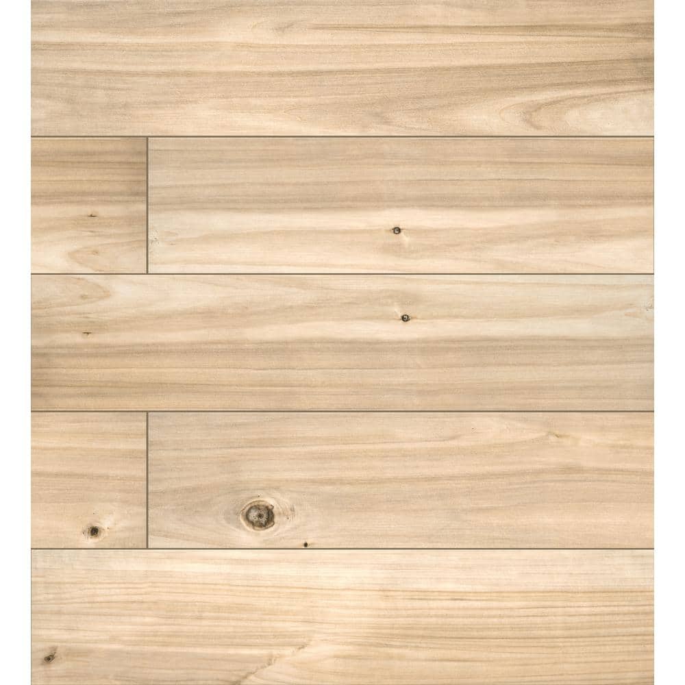 Lanikai Driftwood 8 in. x 36 in. Matte Porcelain Wood Look Floor and Wall Tile (14 sq. ft./Case)