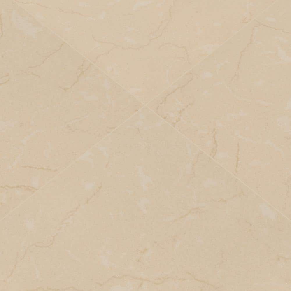 MSI Monterosa Beige 20 in. x 20 in. Polished Porcelain Floor and Wall Tile (19.44 sq. ft. / case)