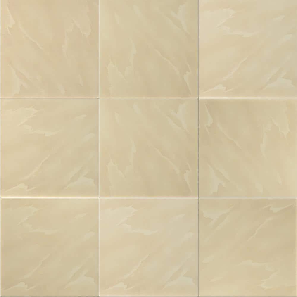 MSI 20 in. x 20 in. Paradiso Cream Polished Porcelain Floor and Wall Tile (19.44 sq. ft./case)