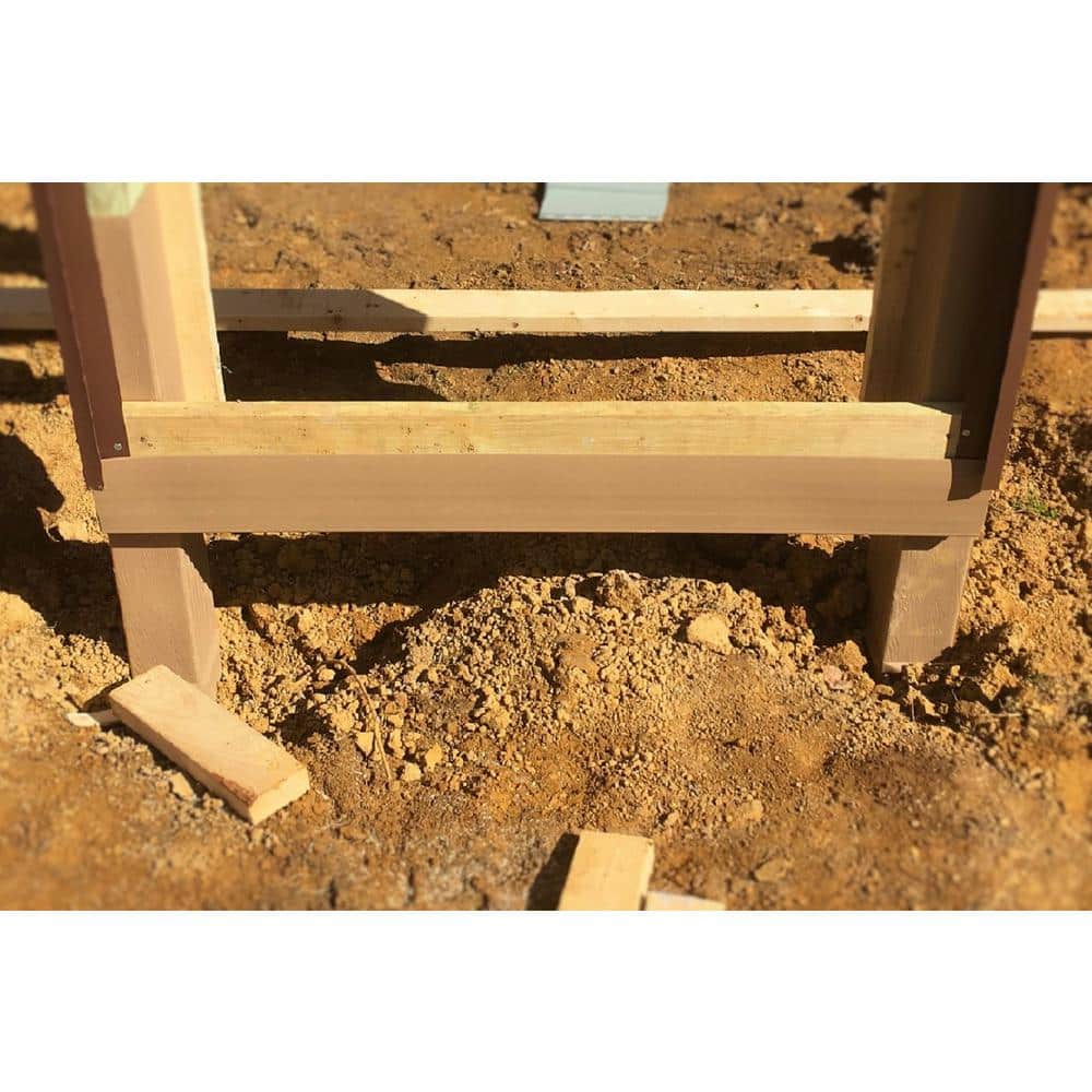 Post Protector 5 in. x 1.625 in. x 92 in. Skirt-Board Fence Rail Protector (Case of 6-Pieces)