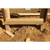 Post Protector 5 in. x 1.625 in. x 92 in. Skirt-Board Fence Rail Protector (Case of 6-Pieces)