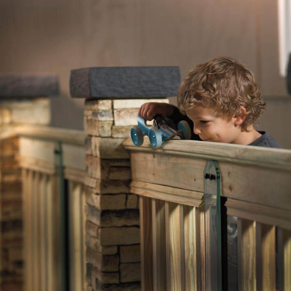 ProWood 8-1/4 in. x 8-1/4 in. x 4-1/2 ft. Composite Beige Stacked Stone Fence Postcover