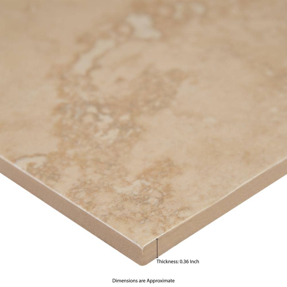 MS International Caliza Stone 20 in. x 20 in. Beige Porcelain Floor Tile (14 sq. ft./Case)