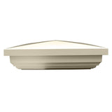 Weatherables 5 in. x 5 in. Beige Vinyl New England Post Cap