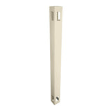 Weatherables 5 in. x 5 in. x 9 ft. Beige Vinyl Fence 3-Way Post