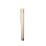 Weatherables 5 in. x 5 in. x 9 ft. Beige Vinyl Fence 3-Way Post