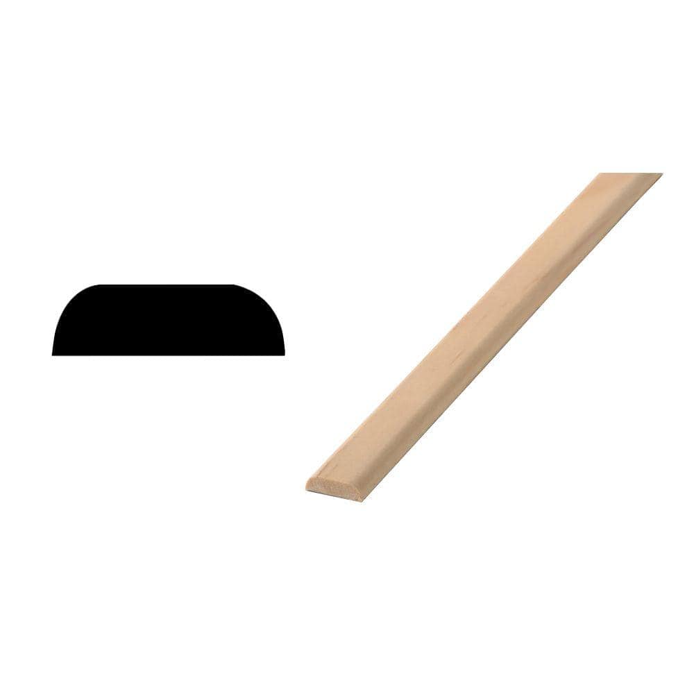Woodgrain Millwork WM 142 1/4 in. D x 3/4 in. W Pine Wood Screen Molding
