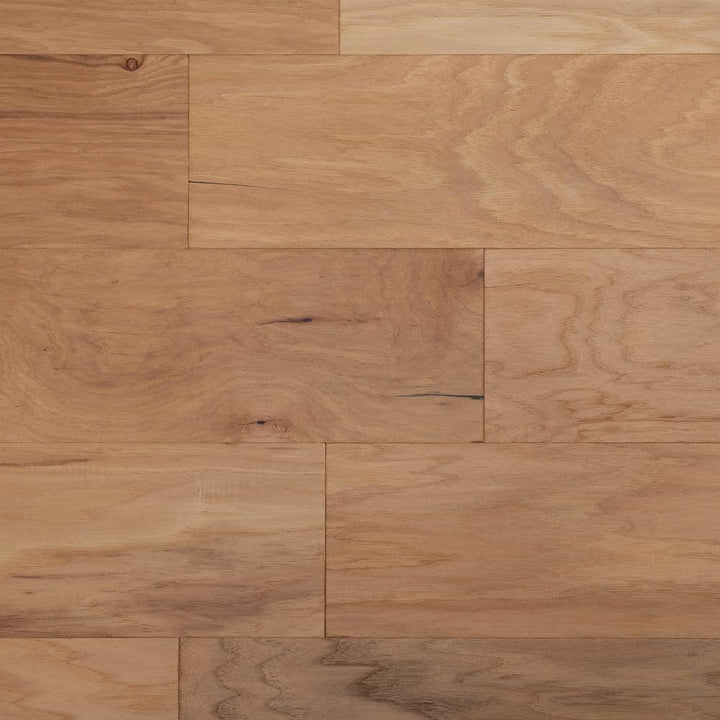 ASPEN FLOORING Bennett Hickory 3/8 in. T x 6.5 in. W Tongue and Groove Light Distressed Engineered Hardwood Flooring (43.6 sqft/case)