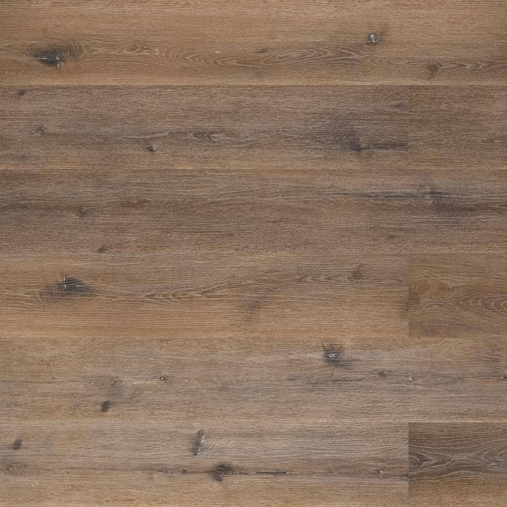 MSI Benson Hickory 7.13 in. W x 48.03 in. L Rigid Core Luxury Vinyl Click Lock Plank Flooring (23.77 sq. ft./Case)