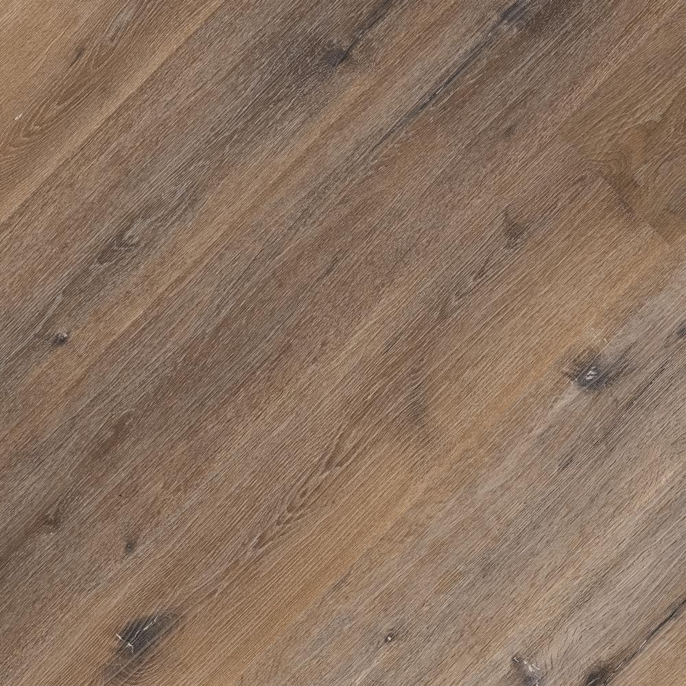 MSI Benson Hickory 7.13 in. W x 48.03 in. L Rigid Core Luxury Vinyl Click Lock Plank Flooring (23.77 sq. ft./Case)