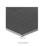 Benson Nero 6 in. x 36 in. Matte Porcelain Floor and Wall Tile (13.5 sq. ft./Case)