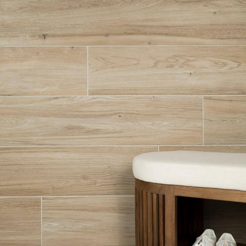 MSI Benson Park 9 in. x 47 in. Matte Wood Look Porcelain Floor and Wall Tile (12 sq. ft./Case)